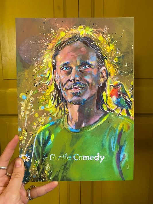 Mackenzie Crook, Gentle Comedy (A4 print)