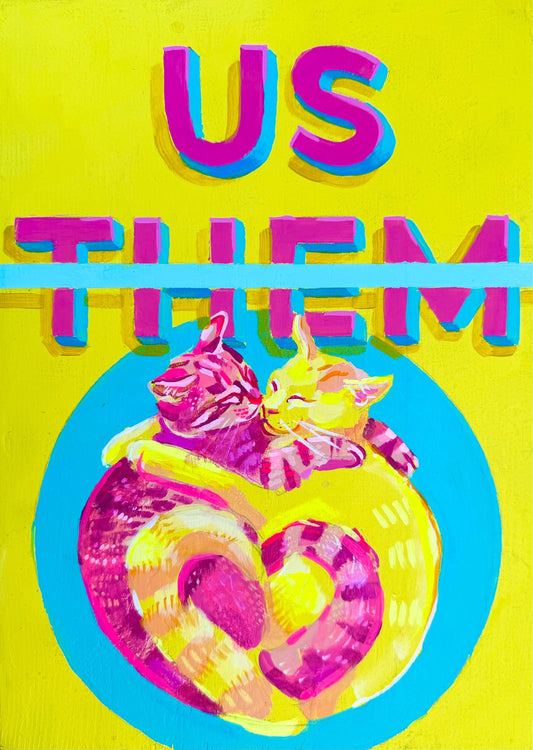 Us (hand-painted sign)