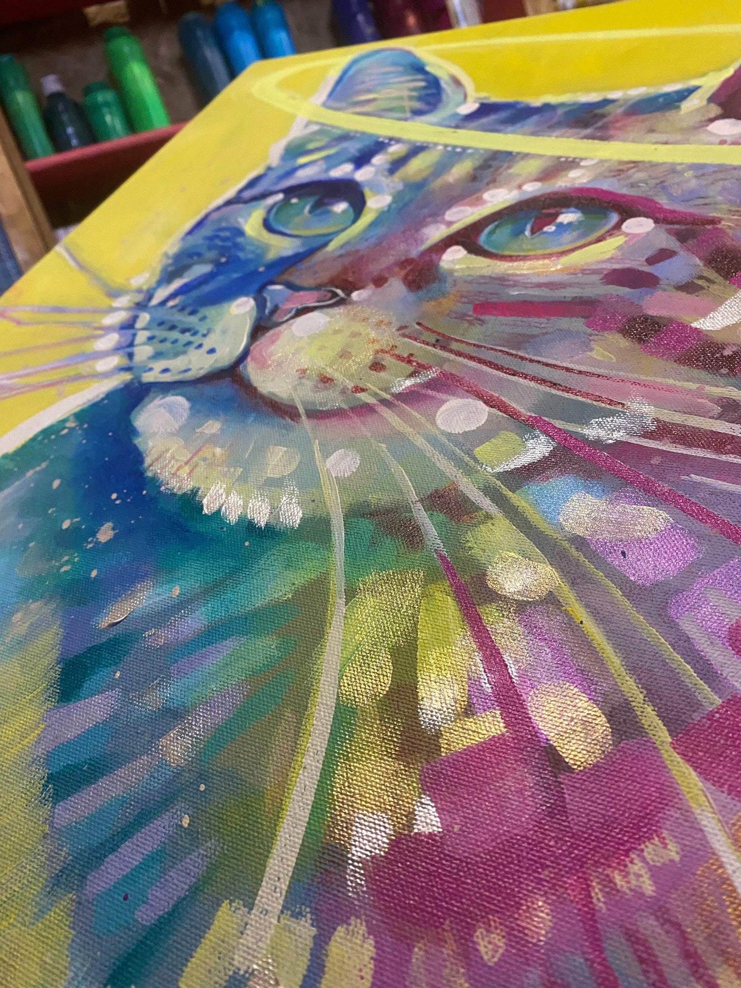 Cat with Halo (painting)