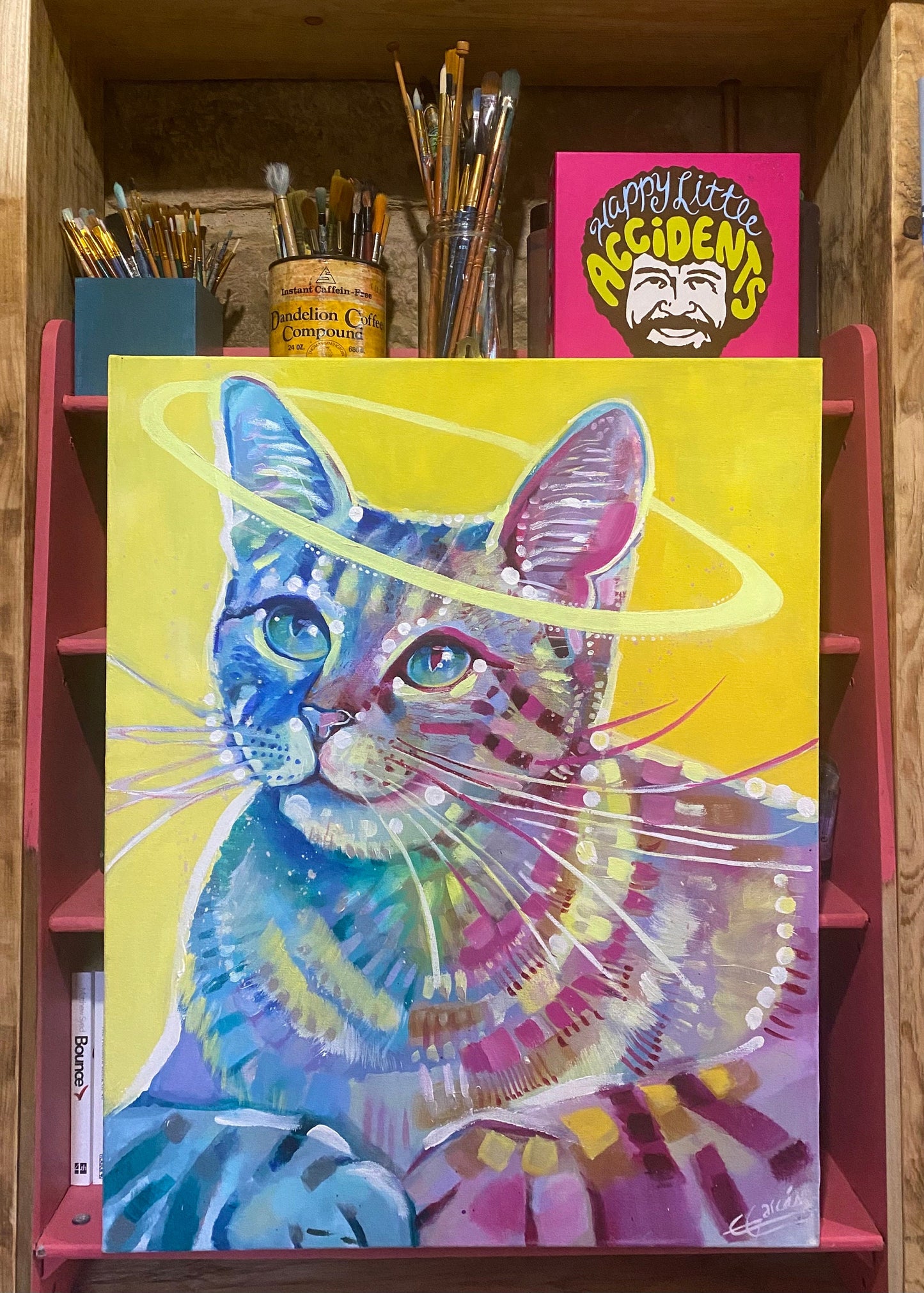 Cat with Halo (painting)
