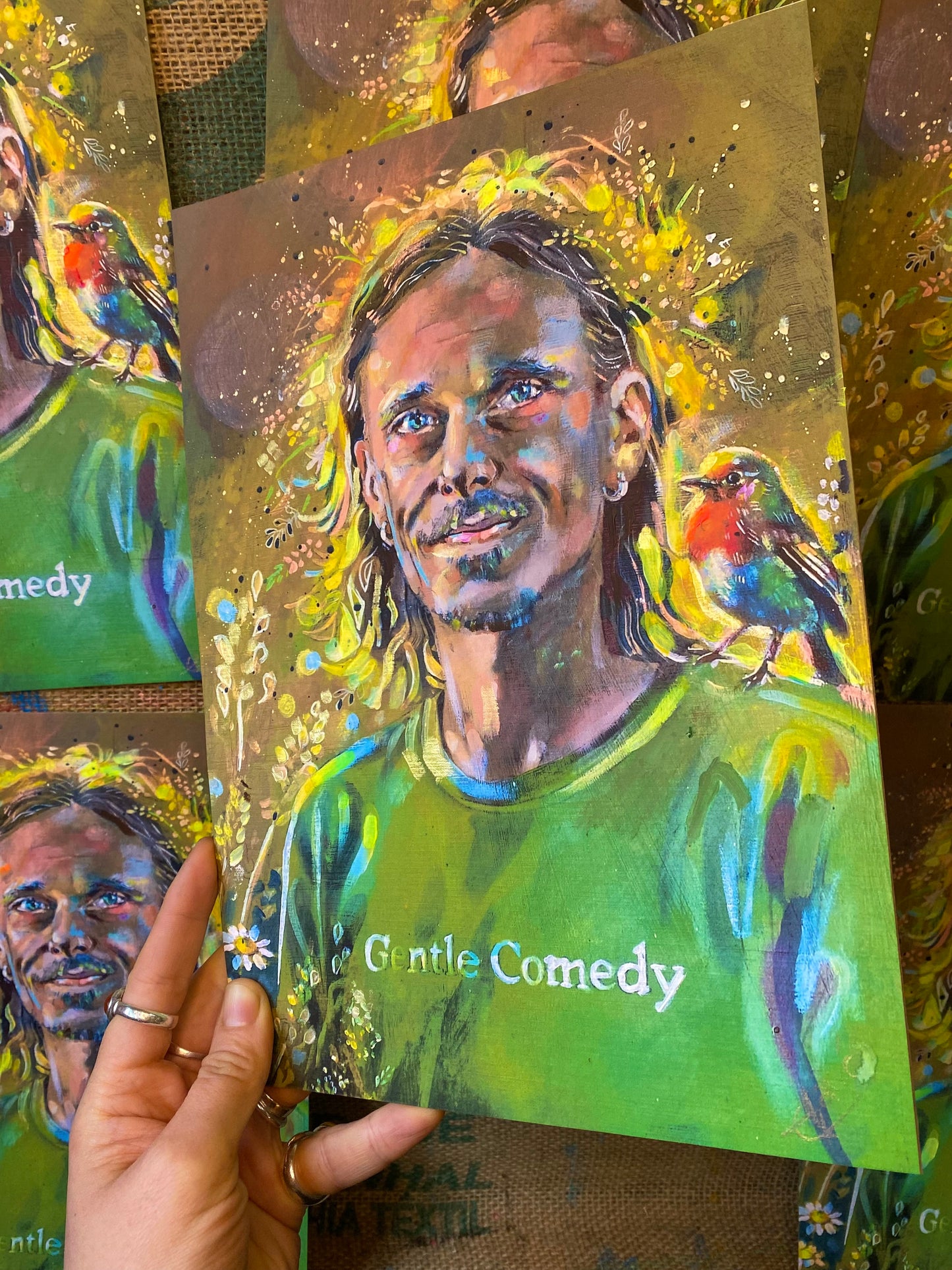 Mackenzie Crook, Gentle Comedy (A4 print)