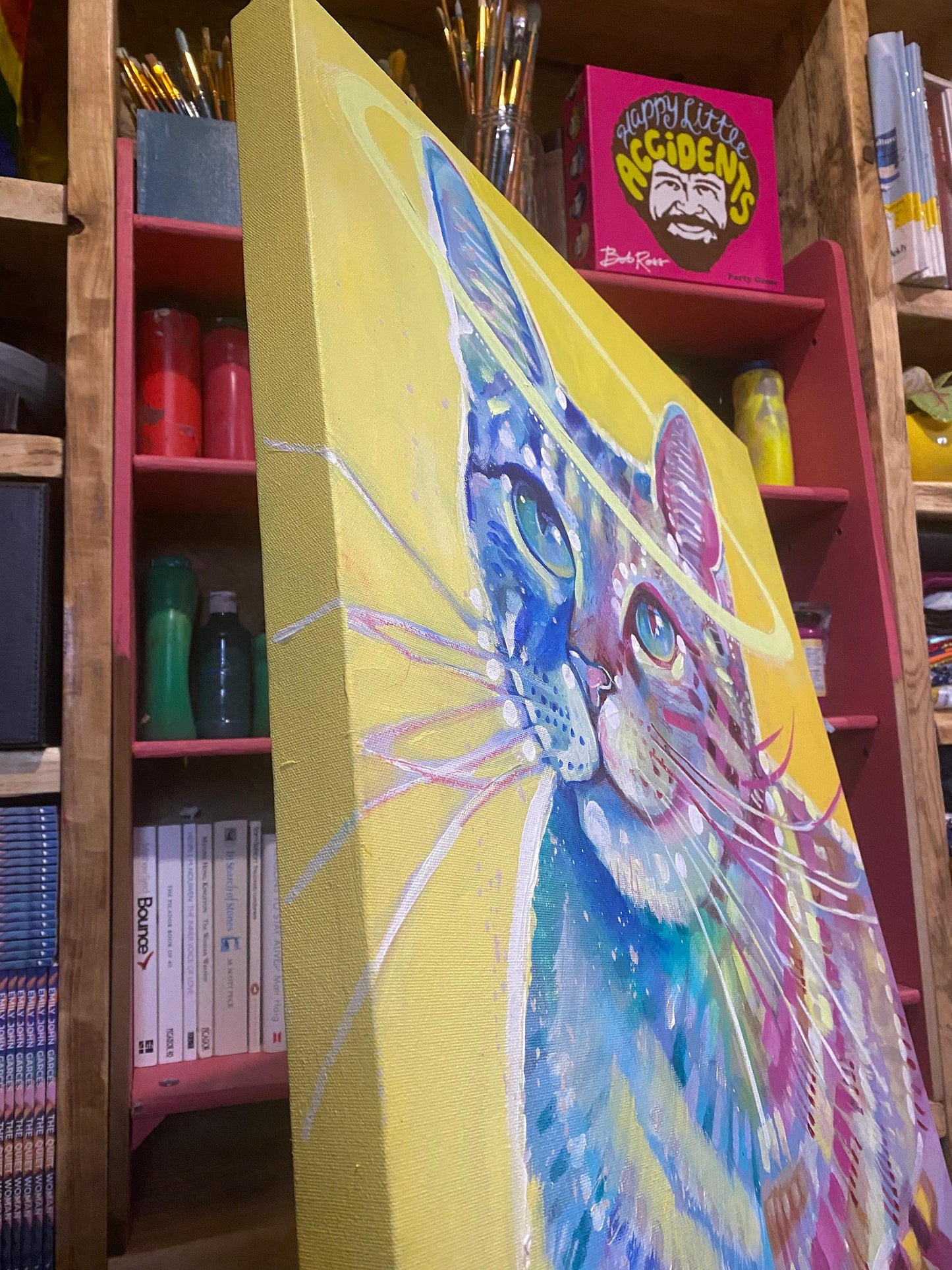 Cat with Halo (painting)